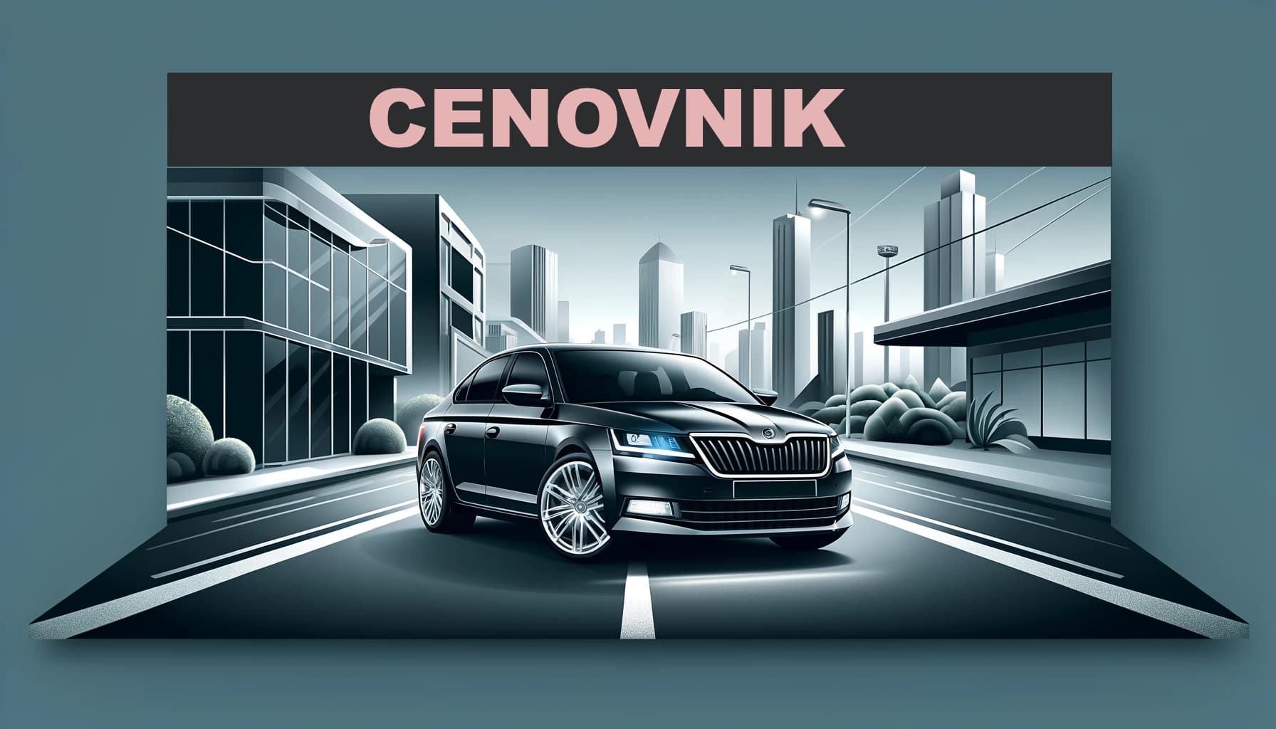 Vizuelni materijal za temu cenovnika rent a car usluge