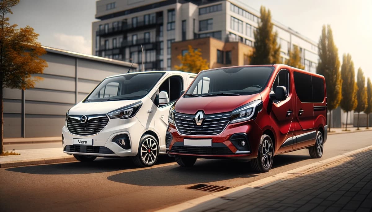 Kombi vozila kao vizuelni materijal korišćen na rent a car projektu